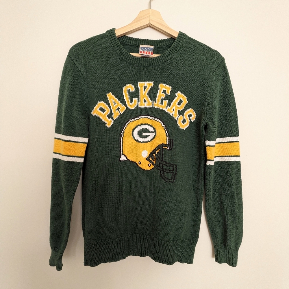 UO Green Bay Packers Green Knit Sweater